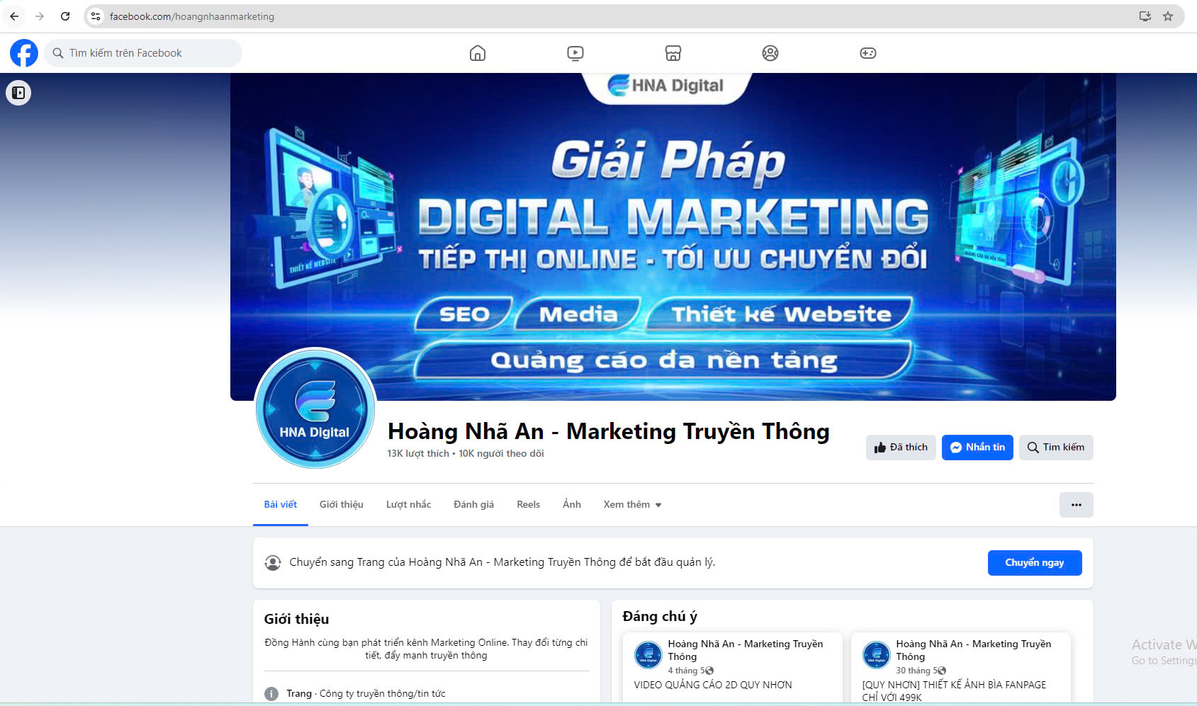  Tối ưu tên và URL Fanpage giúp thu hút khách hàng và tăng tỉ lệ chuyển đổi