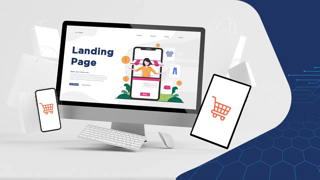 Landing page thường có thiết kế đẹp, hiệu ứng bắt mắt, thu hút khách hàng, giúp tăng chuuyển đổi hiệu quả